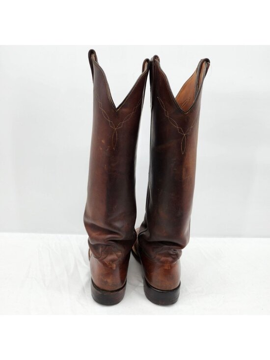 Vintage Rios of Mercedes Leather Cowboy Boots 9 Tall Western 